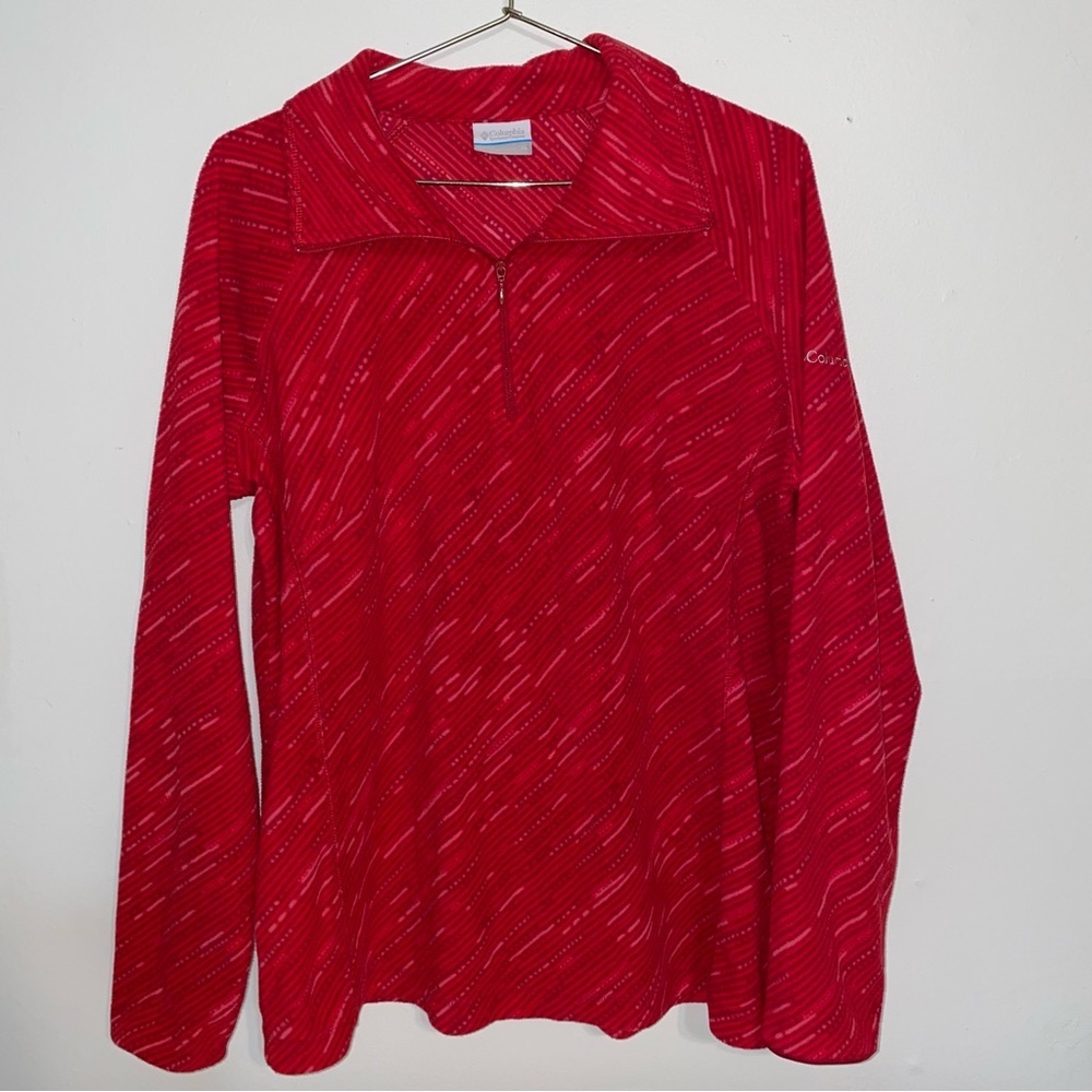 Columbia Sportswear Womens XL Glacial Fleece Quarter Zip High Neck Sweatshirt